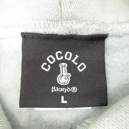 【中古】COCOLO BLAND | ココロブランド BACK BONG HOODIE パーカー グリーン サイズ：L