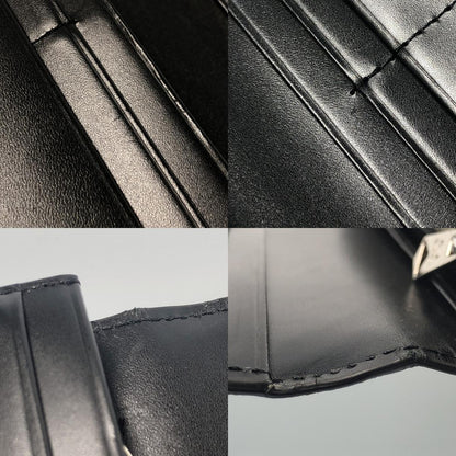 【中古】Paul Smith | ポール・スミス マーケトリーブライトストライプラビット 長財布 813018 P906 ブラック