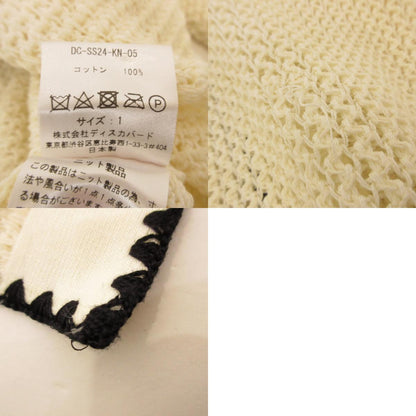 【中古】DISCOVERED | ディスカバード SHELL STITCH MESH KNIT SHIRTS 半袖シャツ DC-SS24-KN-05 アイボリー サイズ：1