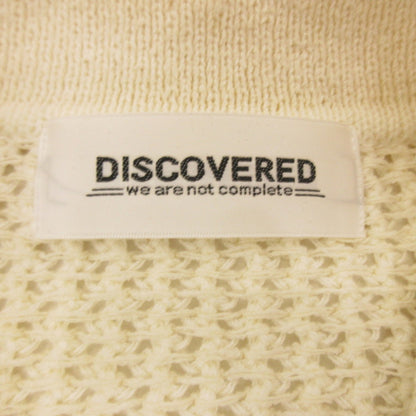 【中古】DISCOVERED | ディスカバード SHELL STITCH MESH KNIT SHIRTS 半袖シャツ DC-SS24-KN-05 アイボリー サイズ：1