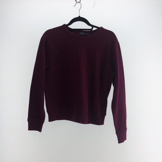 【中古】POLO RALPH LAUREN | ポロ・ラルフローレン ダブルニットスウェットシャツ スウェット ボルドー/バーガンディー サイズ：M