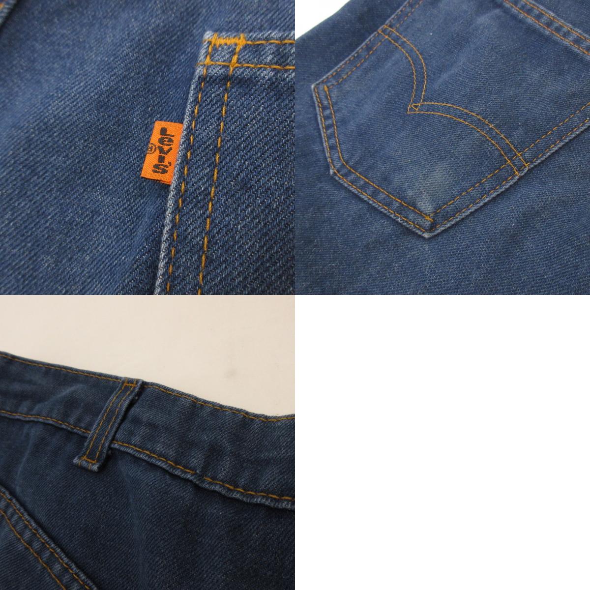 【中古】Levi's | リーバイス デニムパンツ 40547-3017 LEVIS FOR MEN/オレンジタブ　80s ブルー サイズ：36