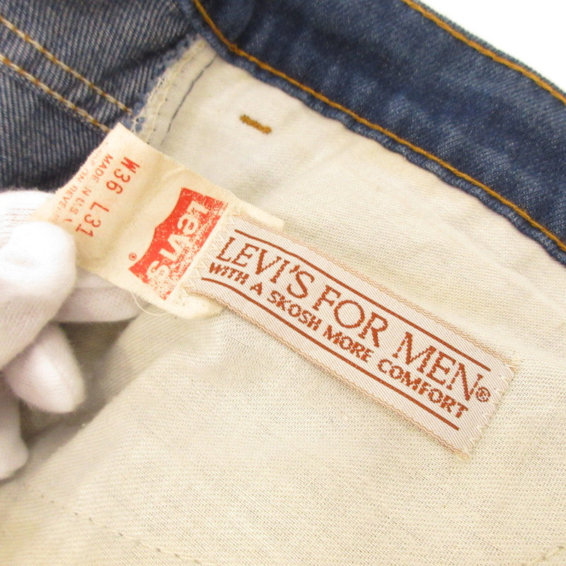 【中古】Levi's | リーバイス デニムパンツ 40547-3017 LEVIS FOR MEN/オレンジタブ　80s ブルー サイズ：36