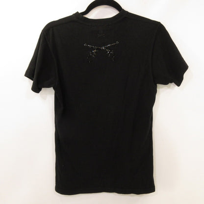 【中古】roar | ロアー ミッキー2丁拳銃スワロフスキー 半袖Ｔシャツ ブラック サイズ：42