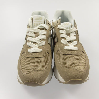 【中古】NEW BALANCE | ニューバランス スニーカー WL574ZSM ベージュ 24.5cm
