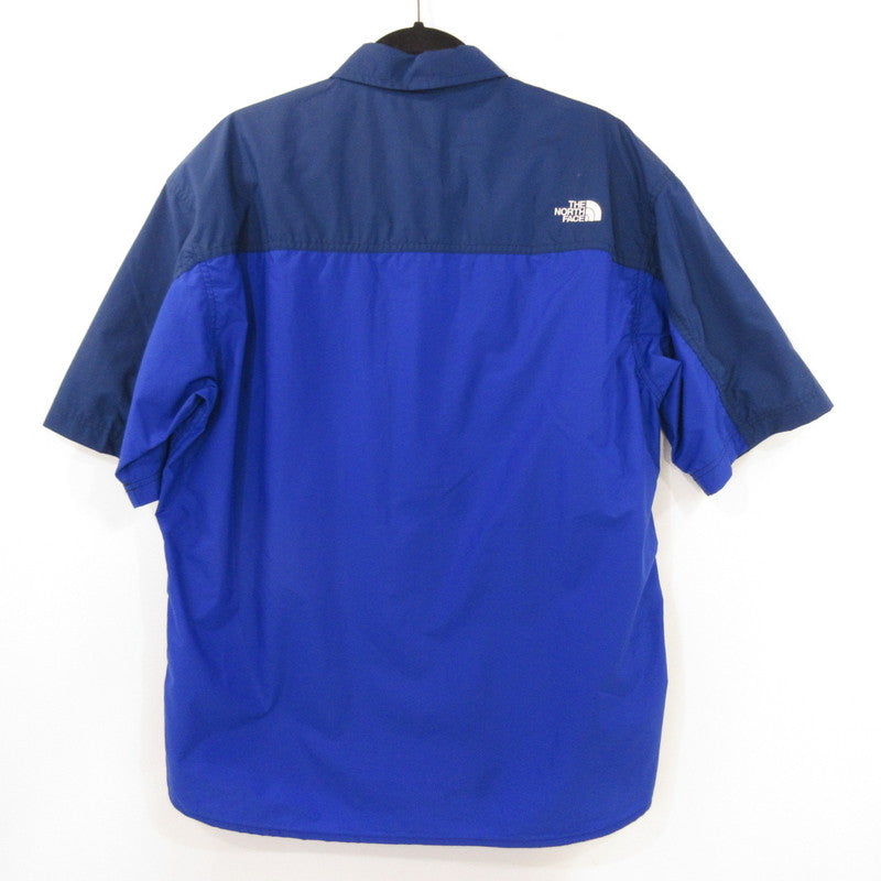 【中古】THE NORTH FACE | ザ・ノースフェイス S/S Nuptse Shirt 半袖シャツ NR22552 ブルー サイズ：L