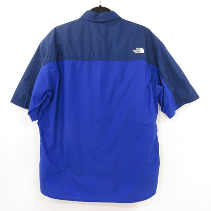 【中古】THE NORTH FACE | ザ・ノースフェイス S/S Nuptse Shirt 半袖シャツ NR22552 ブルー サイズ：L