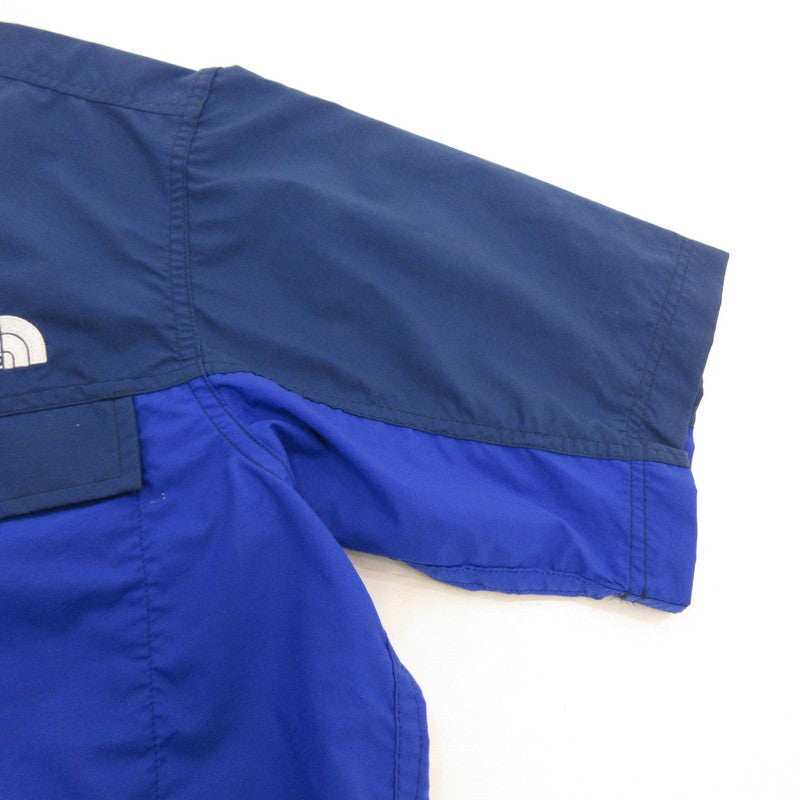 【中古】THE NORTH FACE | ザ・ノースフェイス S/S Nuptse Shirt 半袖シャツ NR22552 ブルー サイズ：L