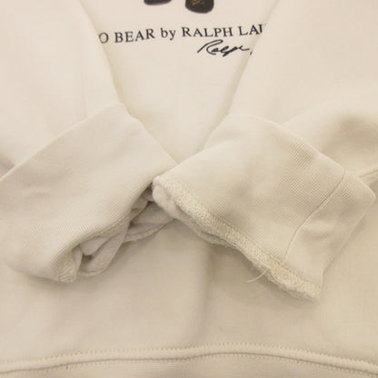 【中古】POLO RALPH LAUREN | ポロ・ラルフローレン HOLIDAY BEAR FLEECE CREW スウェット RL710953718 ホワイト サイズ：L