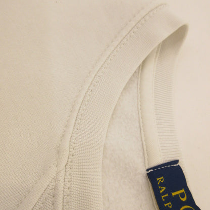 【中古】POLO RALPH LAUREN | ポロ・ラルフローレン HOLIDAY BEAR FLEECE CREW スウェット RL710953718 ホワイト サイズ：L
