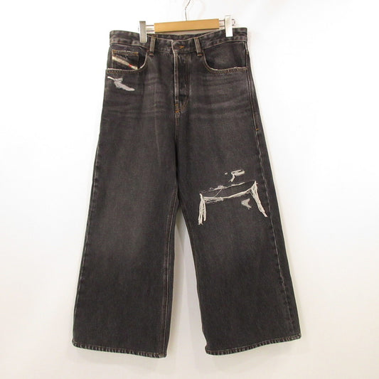【中古】DIESEL | ディーゼル RELAXED JEANS D-RISE デニムパンツ A06371 007F6 グレー サイズ：32