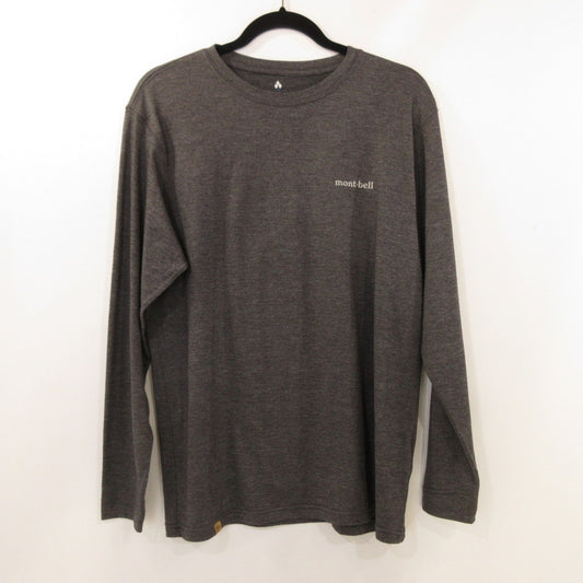 【中古】mont-bell | モンベル Merino Wool Puls Light Long Sleeve T 長袖Ｔシャツ 1114606 グレー サイズ：M