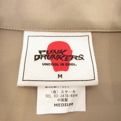 【中古】PUNKDRUNKERS | パンクドランカーズ ドラゴン開衿シャツ 長袖シャツ シルバー サイズ：M