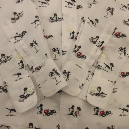 【中古】HYSTERIC GLAMOUR | ヒステリックグラマー 長袖シャツ 1241AH01 ×PLAYBOY ホワイト サイズ：S