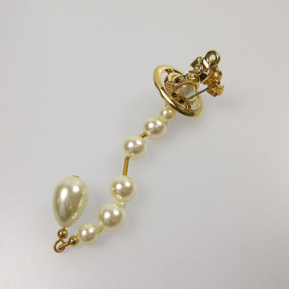 【中古】Vivienne Westwood | ヴィヴィアンウエストウッド ブロークンパール ピアス ゴールド
