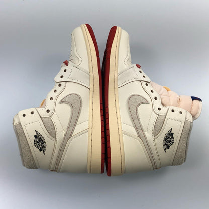 【中古】NIKE | ナイキ WMNS AIR JORDAN 1 HIGH OG RARE AIR CINNABAR スニーカー DB4612-100 アイボリー 26.5cm