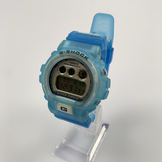 【中古】G-SHOCK | ジーショック W.C.C.S世界サンゴ礁保護協会限定モデル 腕時計 DW-6900WC-2BT 年式:90s ブルー