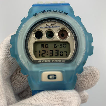 【中古】G-SHOCK | ジーショック W.C.C.S世界サンゴ礁保護協会限定モデル 腕時計 DW-6900WC-2BT 年式:90s ブルー