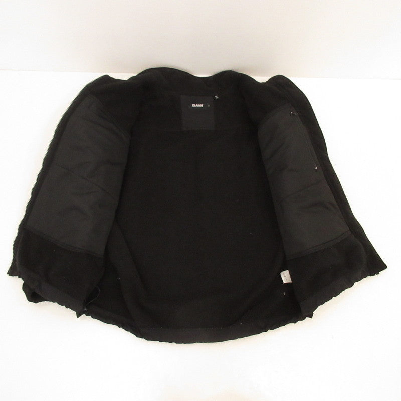 【中古】X-LARGE | エクストララージ PANELED FLEECE JACKET その他トップス 101224021017 ブラック サイズ：L