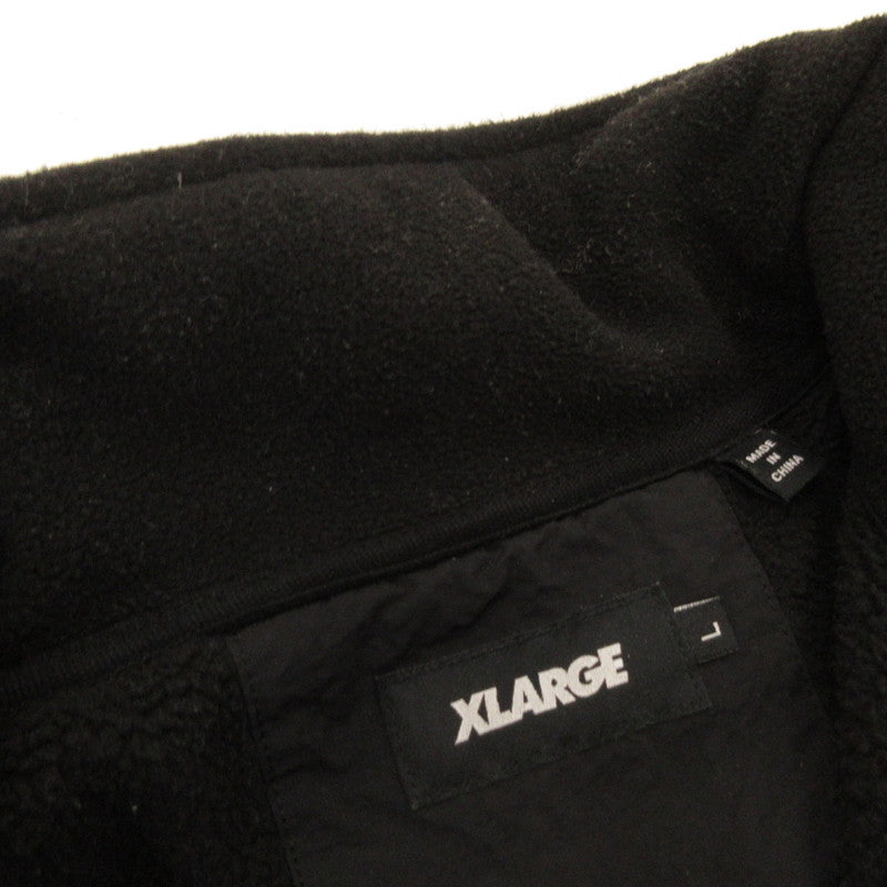 【中古】X-LARGE | エクストララージ PANELED FLEECE JACKET その他トップス 101224021017 ブラック サイズ：L