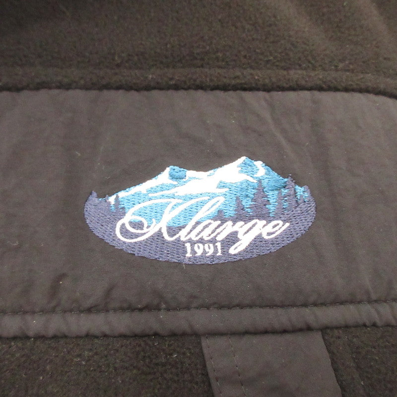 【中古】X-LARGE | エクストララージ PANELED FLEECE JACKET その他トップス 101224021017 ブラック サイズ：L