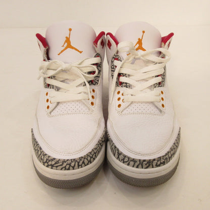 【中古】NIKE | ナイキ Air Jordan 3 'Cardinal Red' スニーカー CT8532-126 ホワイト 29cm