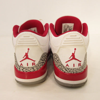 【中古】NIKE | ナイキ Air Jordan 3 'Cardinal Red' スニーカー CT8532-126 ホワイト 29cm