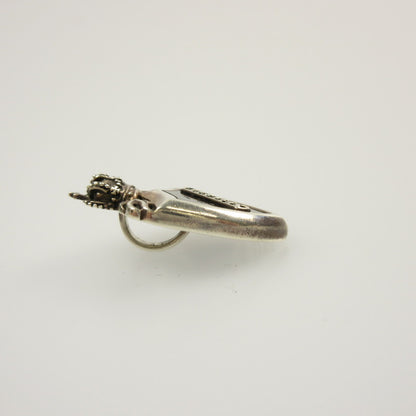 【中古】Justin Davis | ジャスティンデイビス CROWN SHIELD ペンダントトップ SPJ117 シルバー