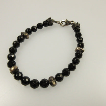 【中古】Justin Davis | ジャスティンデイビス ROGER Bracelet ブレスレット SBJ439 ブラック