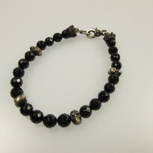 【中古】Justin Davis | ジャスティンデイビス ROGER Bracelet ブレスレット SBJ439 ブラック