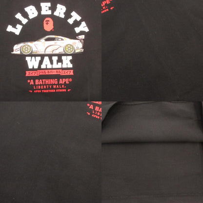 【中古】A BATHING APE | アベイシングエイプ LBWK TEE #1 半袖Ｔシャツ 1L231109621 ブラック サイズ：XL