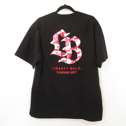 【中古】A BATHING APE | アベイシングエイプ LBWK TEE #1 半袖Ｔシャツ 1L231109621 ブラック サイズ：XL