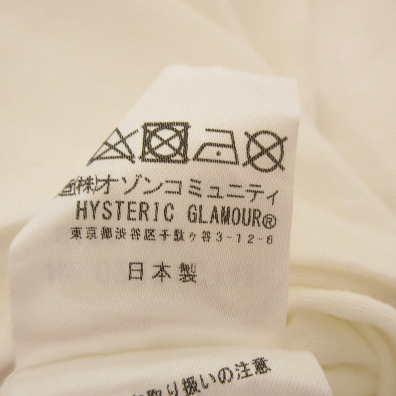 【中古】HYSTERIC GLAMOUR | ヒステリックグラマー VAMPIRELLA/BLOOD OF HYSTERIC 半袖Ｔシャツ 02251CT45 完売品 ホワイト サイズ：XL