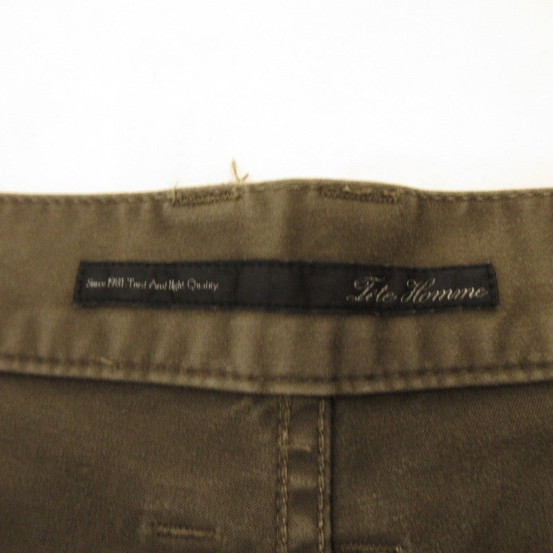 【中古】TETE HOMME | テットオム ギミック カーゴパンツ カーゴパンツ 1047301-1 Y2K カーキ サイズ：4