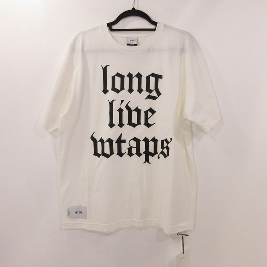 【中古】W)TAPS | ダブルタップス LLW/SS/COTTON 半袖Ｔシャツ 221ATDT-STM08S ホワイト サイズ：2