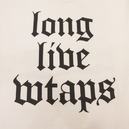 【中古】W)TAPS | ダブルタップス LLW/SS/COTTON 半袖Ｔシャツ 221ATDT-STM08S ホワイト サイズ：2