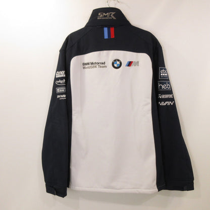 【中古】BMW | ビーエムダブリュー Motorrad WorldSBK Team ロゴ ブルゾン ネイビー サイズ：XXL