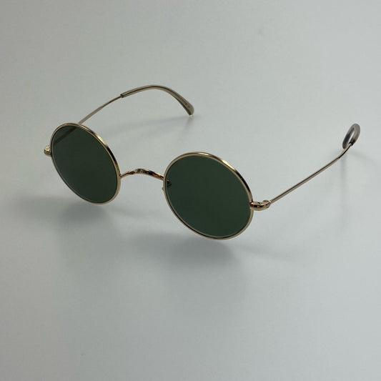 【中古】 サングラス サイズ:42□24 ゴールド