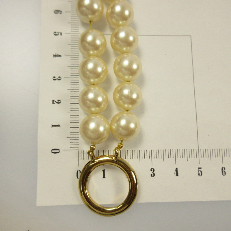 【中古】 ライオン/2連パール ネックレス