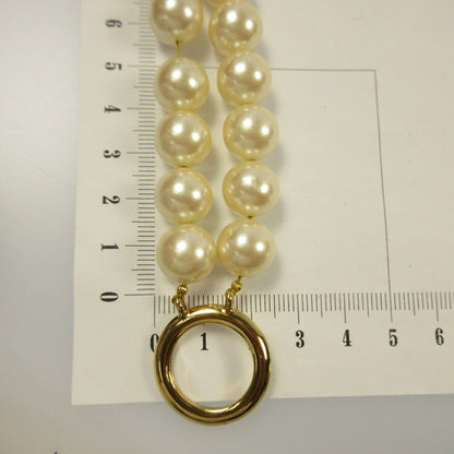 【中古】 ライオン/2連パール ネックレス
