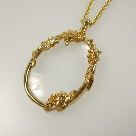 【中古】 ルーペ ネックレス ゴールド