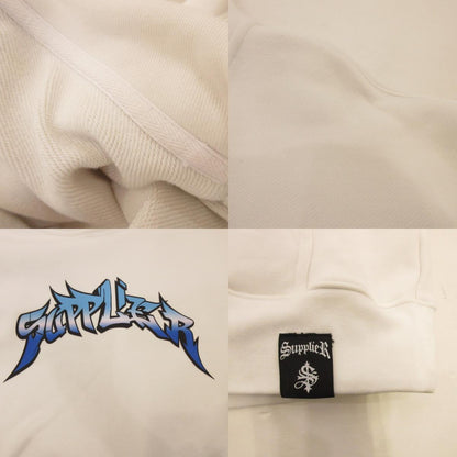 【中古】SUPPLIER | サプライヤー GRAFFITI LOGO HOODIE パーカー ホワイト サイズ：L