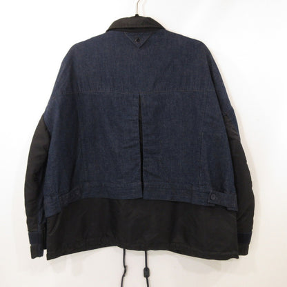 【中古】WHITE MOUNTAINEERING | ホワイトマウンテニアリング DOUBLE ZIP BLOUSON ブルゾン 17918-0002 ネイビー サイズ：S