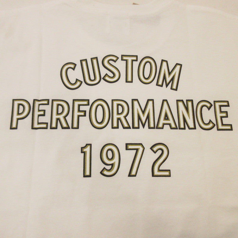 【中古】M&M CUSTOM PERFORMANCE | エムアンドエムカスタムパフォーマンス PRINT S/S T-SHIRT 半袖Ｔシャツ 20-MT-013 ホワイト サイズ：L