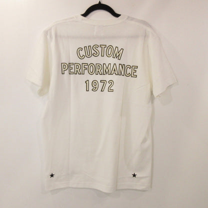 【中古】M&M CUSTOM PERFORMANCE | エムアンドエムカスタムパフォーマンス PRINT S/S T-SHIRT 半袖Ｔシャツ 20-MT-013 ホワイト サイズ：L