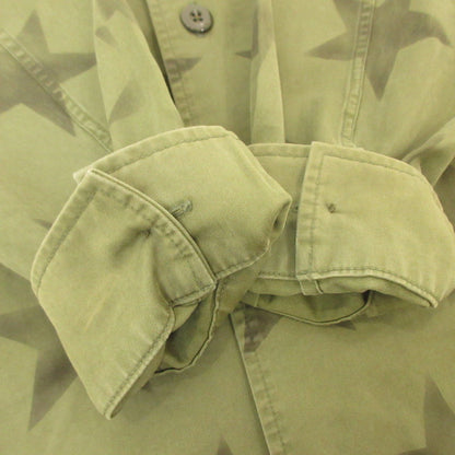 【中古】WACKOMARIA | ワコマリア STAR MILITARY SHIRT その他トップス オリーブ サイズ：L