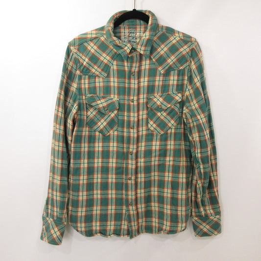 【中古】TMT | ティーエムティー DOUBLE GAUZE CHECK WESTERN SHIRTS 長袖シャツ TSH-F1102 サイズ：L