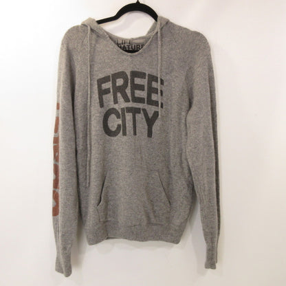 【中古】FREE CITY(聖林公司) | フリーシティ カシミアパーカー パーカー 700043-490 グレー サイズ：3