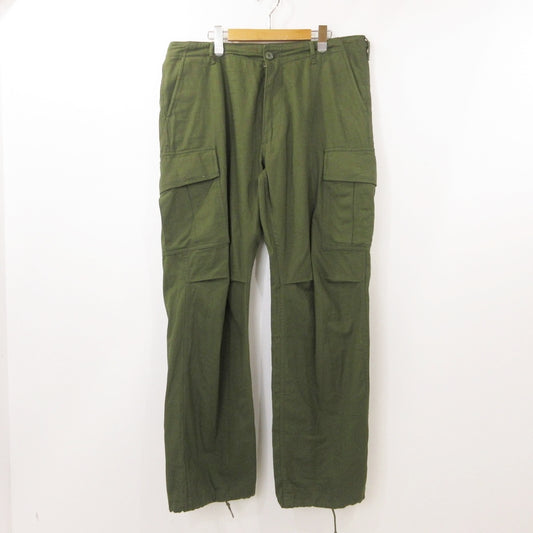 【中古】HOUSTON | ヒューストン TWILL BDU PANTS パンツ 10055 オリーブ サイズ：XL