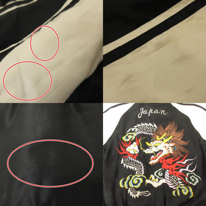 【中古】TAILOR TOYO(東洋エンタープライズ) | テイラートウヨウテイラートーヨー Early 1950s Style ACETATE SUKA SOUVENIR JACKET スーベニアジャケット TT15682 ブラック サイズ：M